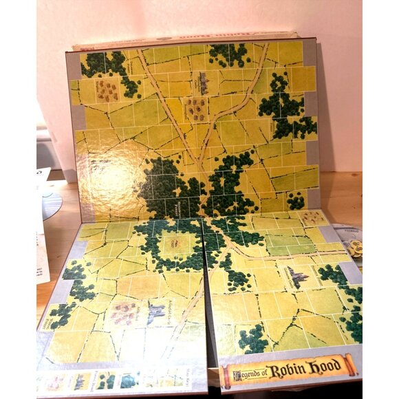 Legends Of Robin Hood Board Game Avalon Hill 1991Complete Fantasy Adventure - Picture 3 of 8